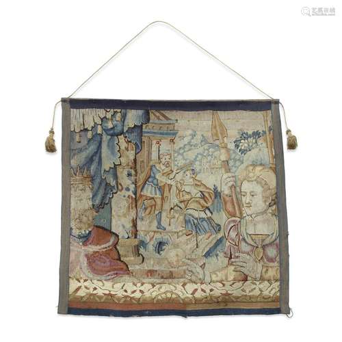 A GERMAN TAPESTRY FRAGMENT