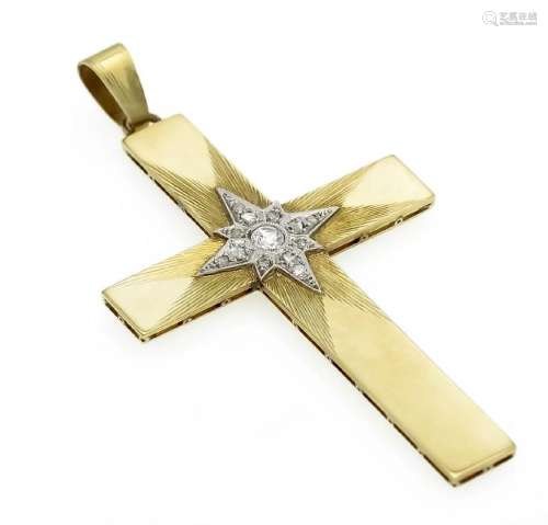 Altschliff-Diamant-Kreuz GG/WG 530/000 mit einem