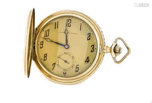 Herrentaschenuhr Savonette, Sprungdeckel, GG 585/000,