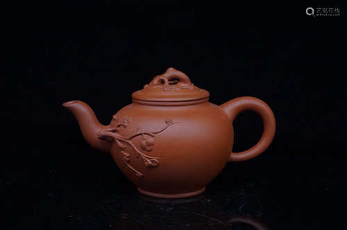 A YIXING ZISHA TEAPOT