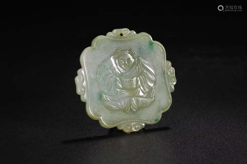 A STORY DESIGN JADEITE PENDANT