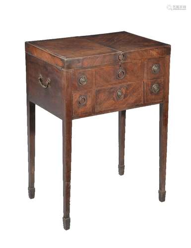 A George III mahogany dressing table