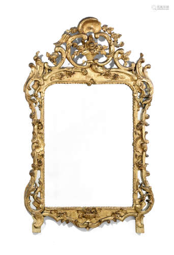 MIROIR RECTANGULAIRE, ÉPOQUE LOUIS XV