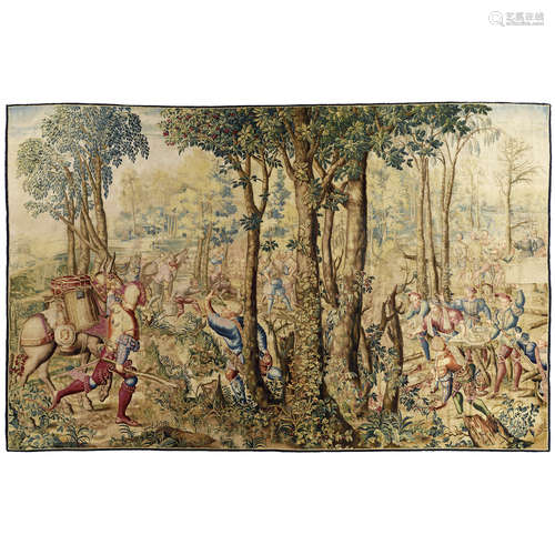 TAPISSERIE D'APRÈS UN CARTON DE BERNARD VAN ORLEY DE LA TENTURE DITE 