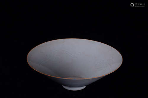 A HUTIANYAO WHITE GLAZE BOWL