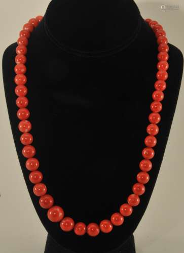 Coral necklace, 36