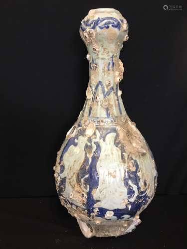 A Blue and White Porcelain Vase