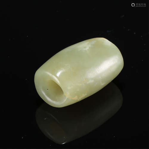 CHINESE ANCIENT JADE TUBE