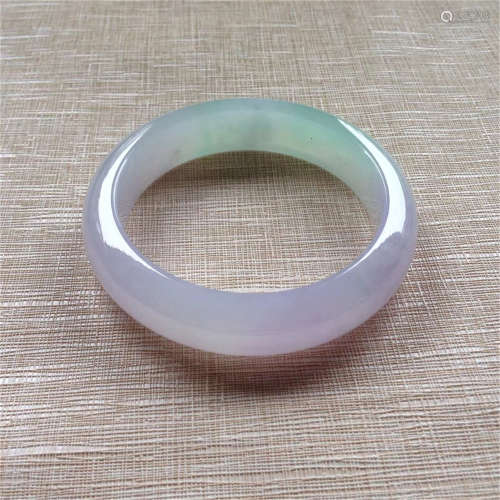 NATURAL JADEITE DOUBLE COLOR BANGLE