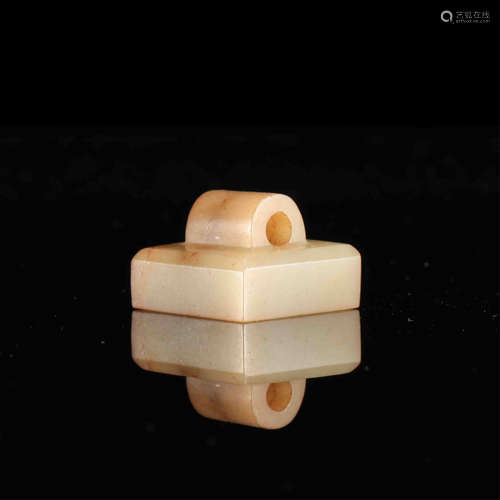 CHINESE WHITE JADE OFFICIAL SEAL