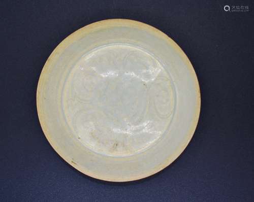 A small Chinese Qingpai ware shallow bowl- Sung Dynasty 12th century