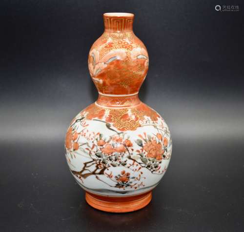 A Japanese double gourd sake bottle- 19th century