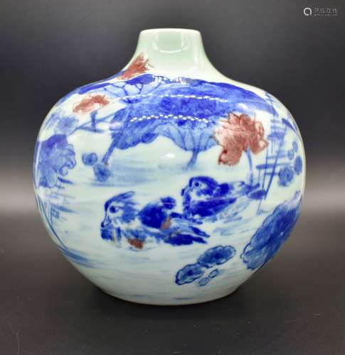 An interesting Chinese rotund vessel- Qing dynasty or later