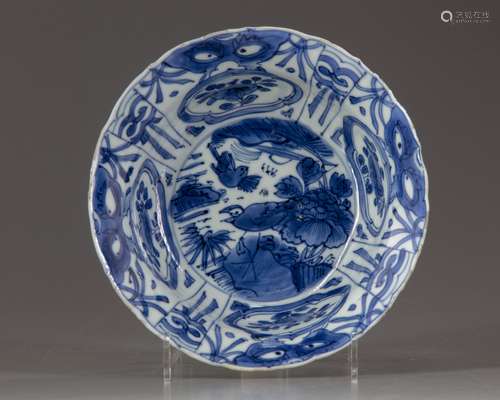 A Chinese blue and white bowl