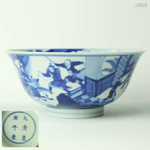 A Chinese Blue and White Porcelain Bowl