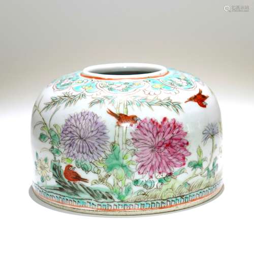 A Chinese Famille-Rose Porcelain Water Pot