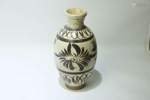 A Chinese Cizhou Porcelain Vase