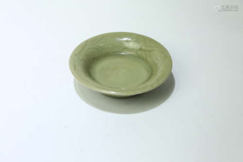 A Chinese Celadon Porcelain Brush Washer