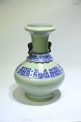 A Chinese Celadon Porcelain Vase