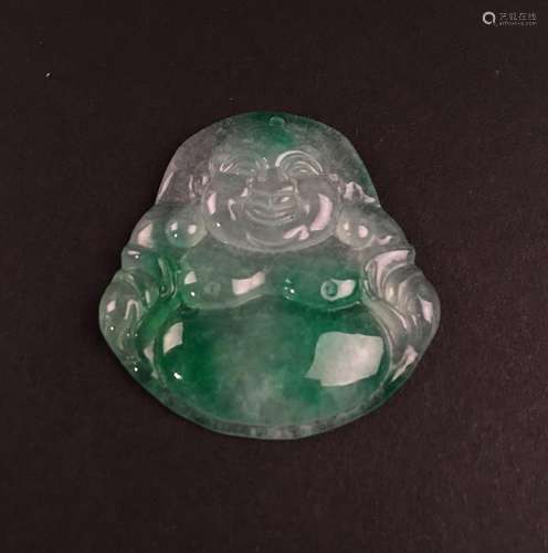 Chinese Archaic Jade 'Happy Buddha' Pendant