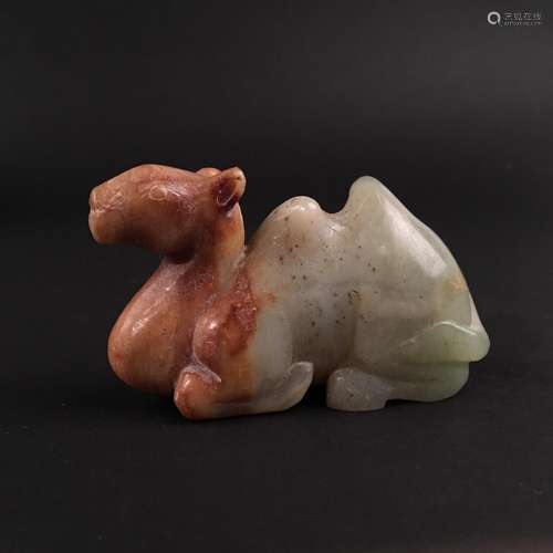 Chinese Archaic Jade Camel Ornament