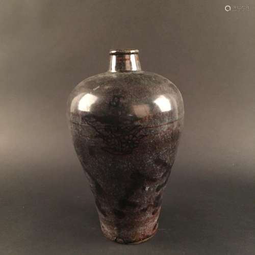 Chinese Jizhou Kiln Meiping Vase