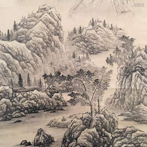 Chinese Hanging Scroll of 'Landscape' Painting