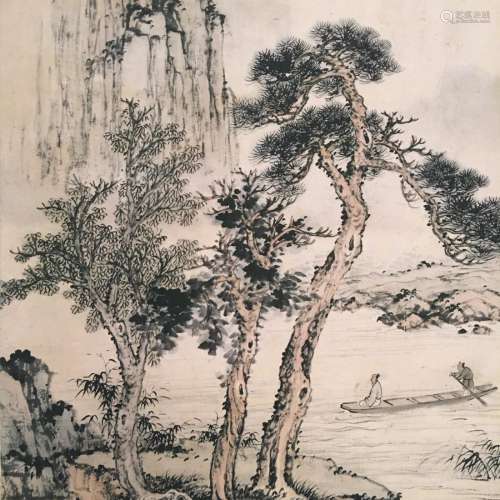Chinese Hanging Scroll of  'Landscape' Painting