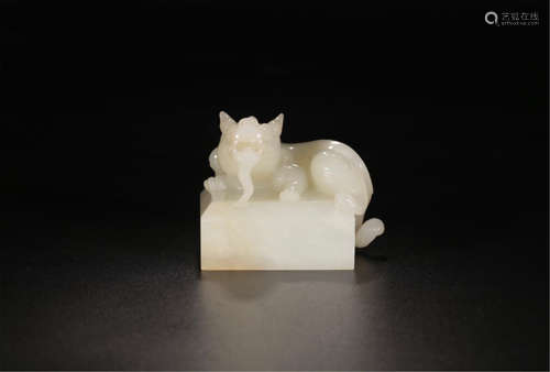 CHINESE JADE BEAST SEAL