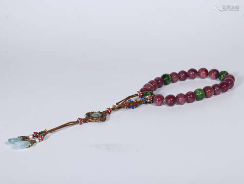 A RUBY ROSARY
