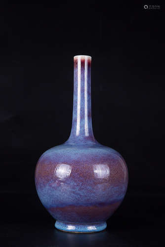 17-19TH CENTURY, A WATER KILN VARIABLE GLAZE VASE, QING DYNASTY