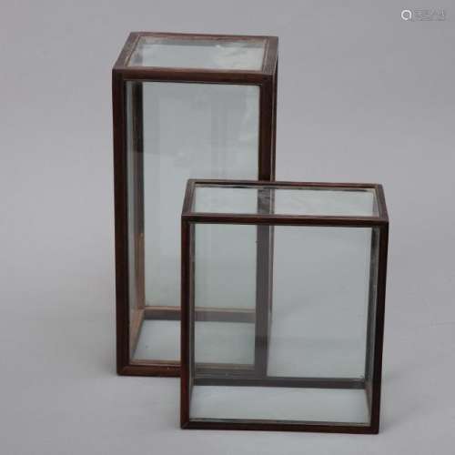 Chinese Glass Display Cases