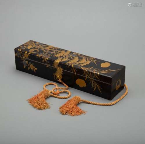 Japanese Edo/Meiji Lacquer Jikumono-bako box