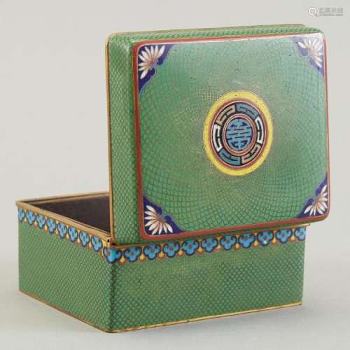 Japanese Meiji Cloisonne Box