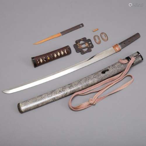Japanese Wakizashi Sword Naminohira Yukiyasu