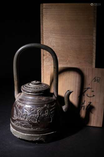 椰殼錫茶壺