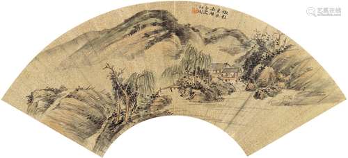 杨伯润（1837～1911） 春山游赏图