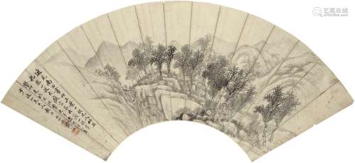 戴以恒（1826～1891） 仿古山水图