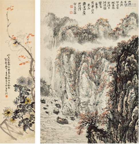 蒋杏沾（1919～2000）等 花鸟•山水