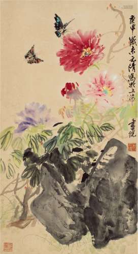 徐元清（1941～） 牡丹图