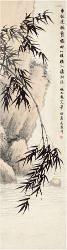 吴谷祥（1848～1903）竹石图