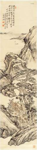 胡铁梅（1848～1899） 松亭闲坐图
