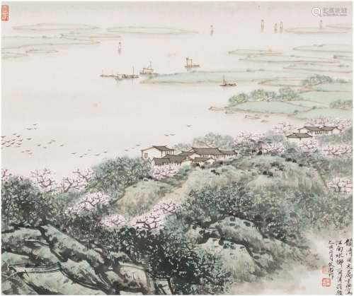 宋文治（1919～1999） 江南水乡图