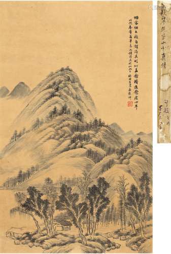 吴谷祥（1848～1903） 水岸山居图