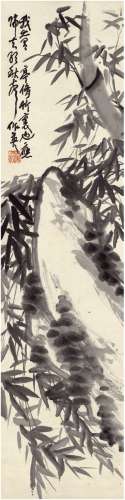 蒲 华（1832～1911） 竹石图