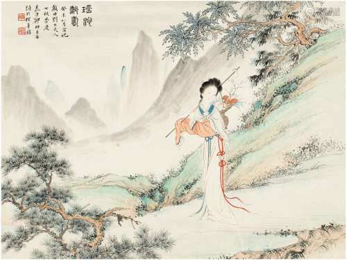 郑慕康（1901～1982） 瑶池献寿图