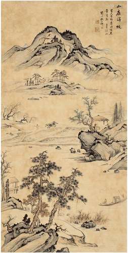 许 昭（1887～1945年后） 山庄归牧图