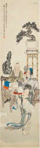 黄山寿（1855～1919） 仙寿图