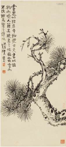 李瑞清（1867～1920） 劲松图