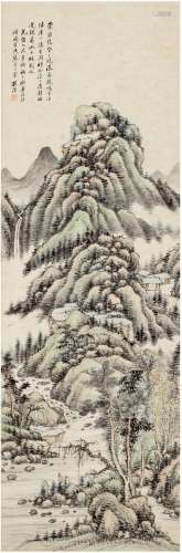 顾 澐（1835～1896） 崇峦隐墅图